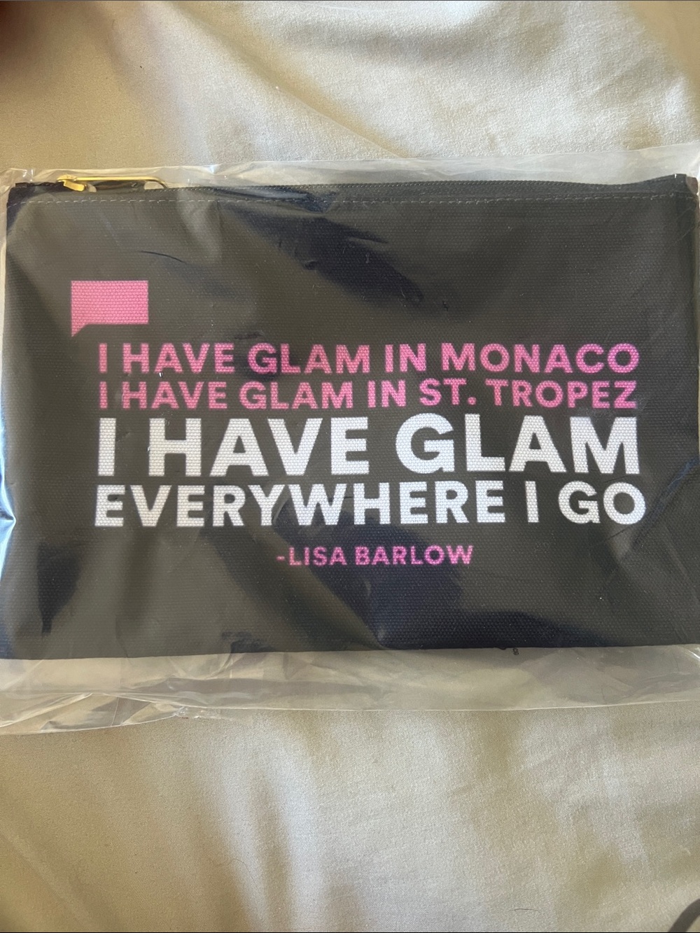 Bravo 'I Have Glam' Cosmetic Pouch Real Housewives SLC